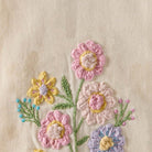 Closeup of Spring Floral Kitchen Towel showing print and fabric detail
