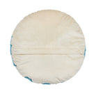 Reverse side of the Stripe Cherries Hooked Wool Throw Pillow, 14x14 inch