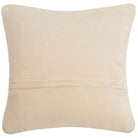 Soft velvet back with hidden zipper and removable cover on the sunflower floral hand-hooked wool throw pillow, 10x10 inch, polyester insert included.