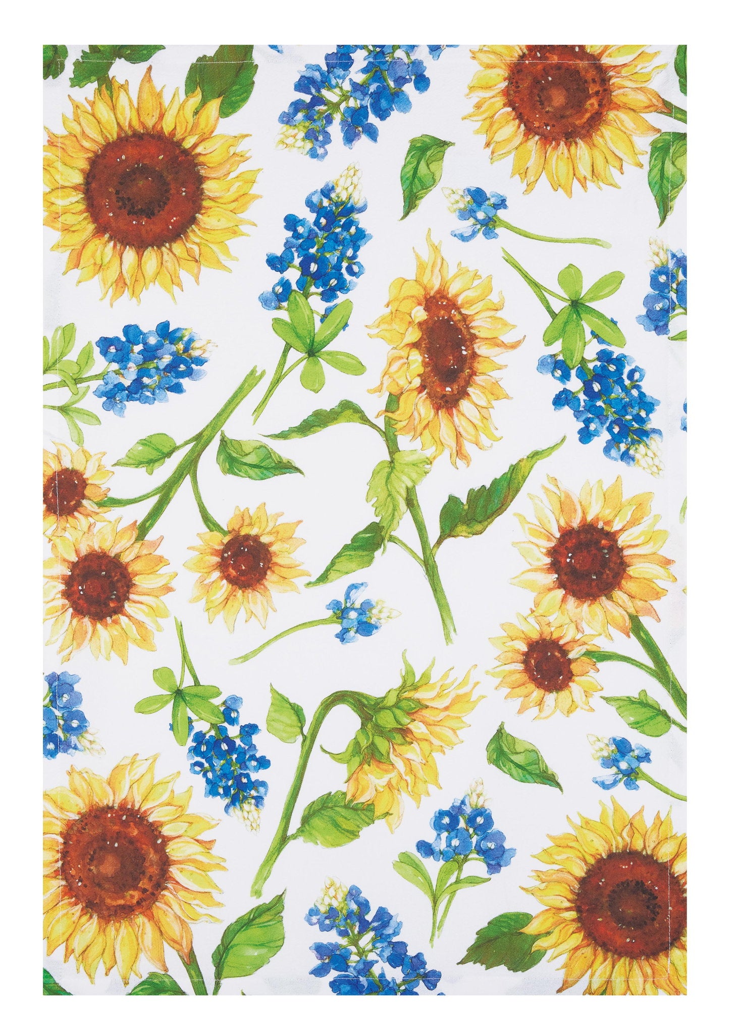 Sunflower Kitchen Towel, 18x25 inch, front view