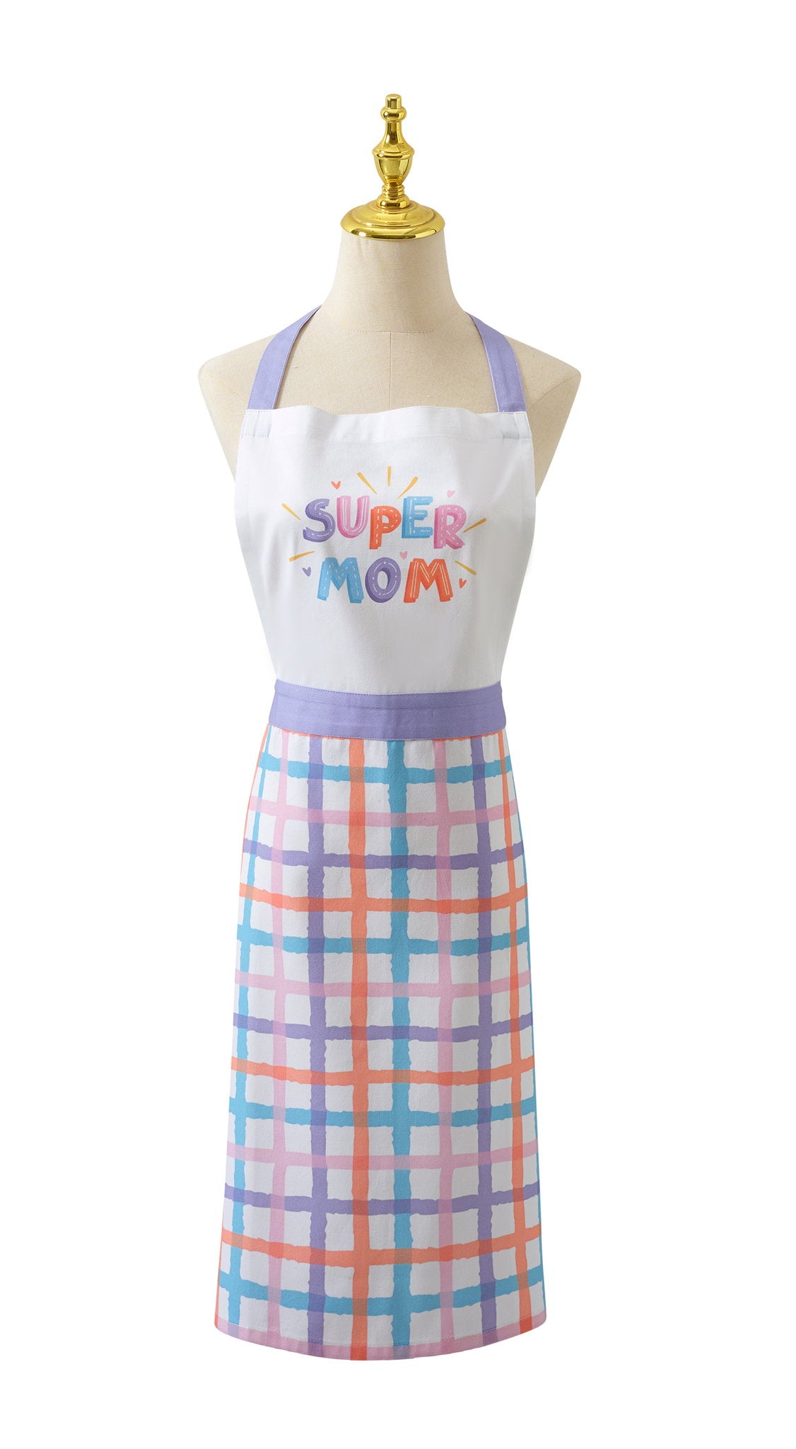 Super Mom Apron, 28x34 inch, front view