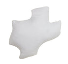 Reverse side of the Texas Shaped Printed Throw Pillow, 14x14 inch