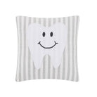 Tooth Fairy Embroidered Throw Pillow, 10x10 inch, front view