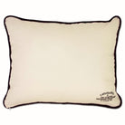 University of Florida Gators XL Embroidered College Pillow - back view showing velvet backing and zipper