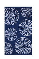 Urchin Beach Towel, 35x60 inch, closer view of the beach towel