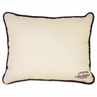 Villanova University Wildcats Embroidered College Pillow - back view showing velvet backing and zipper