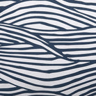 Waves Printed Throw Pillow, close-up detail