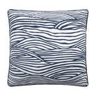 Waves Printed Throw Pillow, 20x20 inch, front view