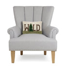 Wild Lodge Wool Hooked Throw Pillow, styled lifestyle view