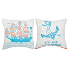 You Are My Anchor Printed Throw Pillow, 16x16 inch, front view